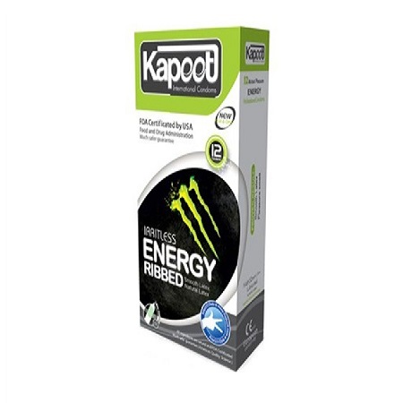 کاندوم انرژی زا کاپوت بسته 12 عددی